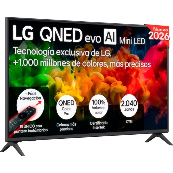 Lg qned evo miniled ai qned81 / televisor smart tv 43" qned 4k uhd